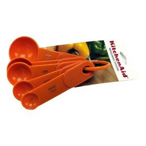 KitchenAid Measuring Spoons, Set of 5, Orange